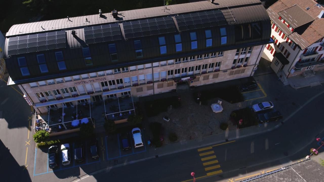 Hotel De Ville Du Sentier Le Sentier エクステリア 写真
